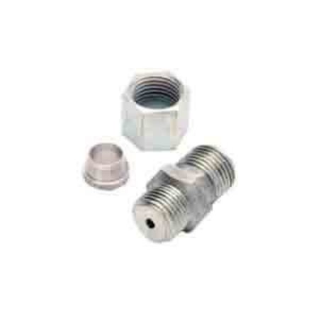 ALEMITE Condensing Fitting, 14 In Tubex18 In Male Ptf Sae Special Short Thread, 1564 In 381282-1